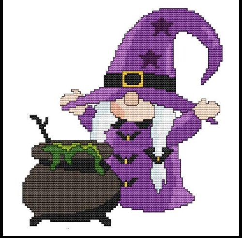 (image for) Halloween Gnome - Cauldron